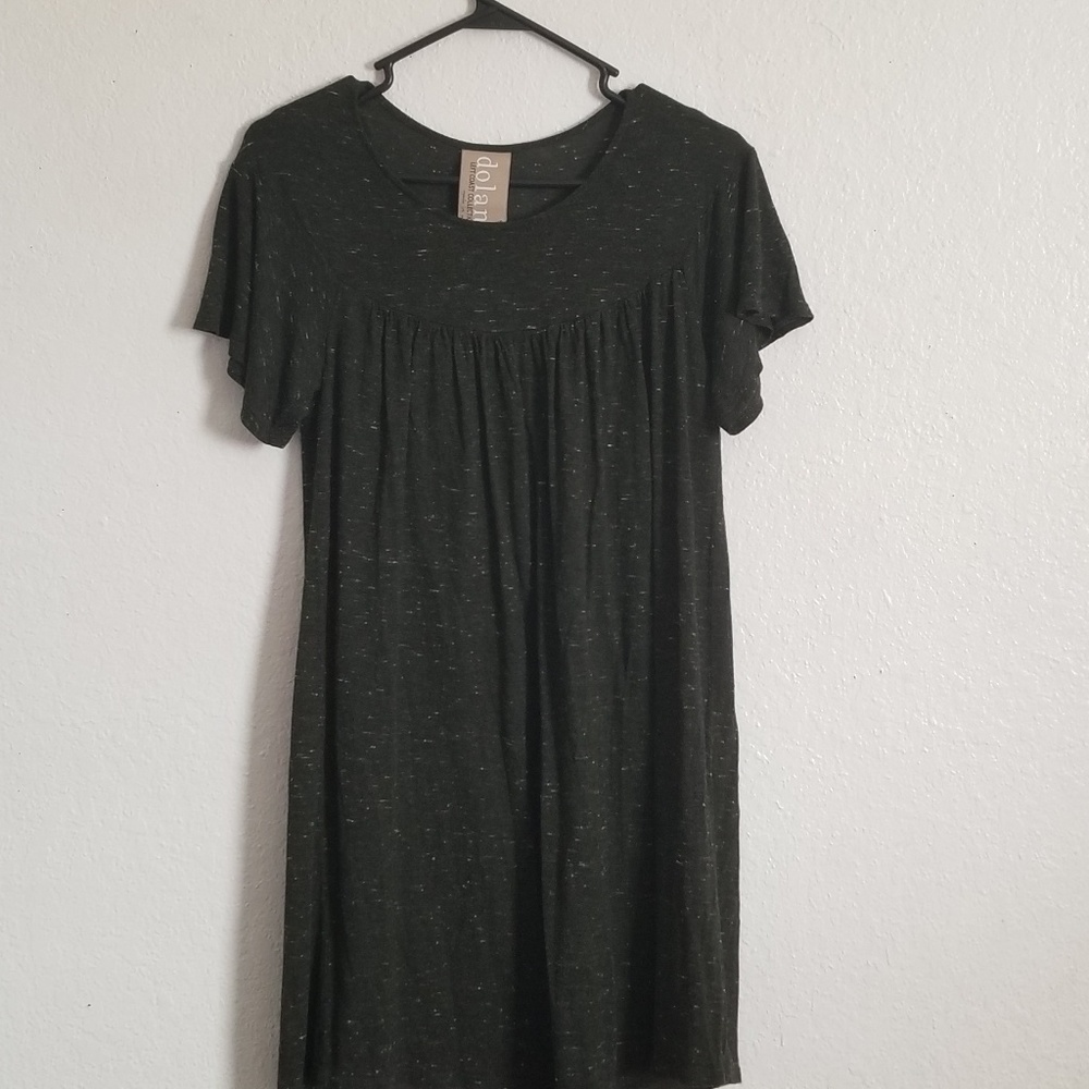 Dolan Anthropolie green mini dress XS